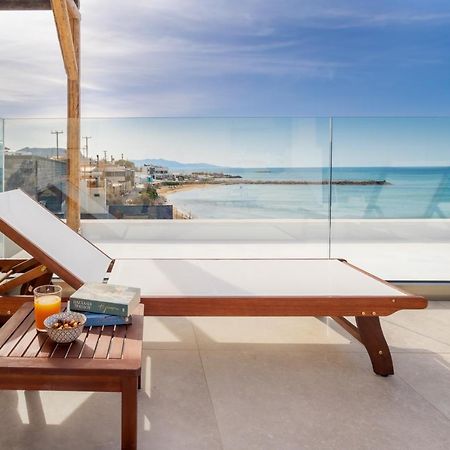 Wave, An Idyllic Seafront Suite By Nirousuites Kokkini Hani Eksteriør bilde