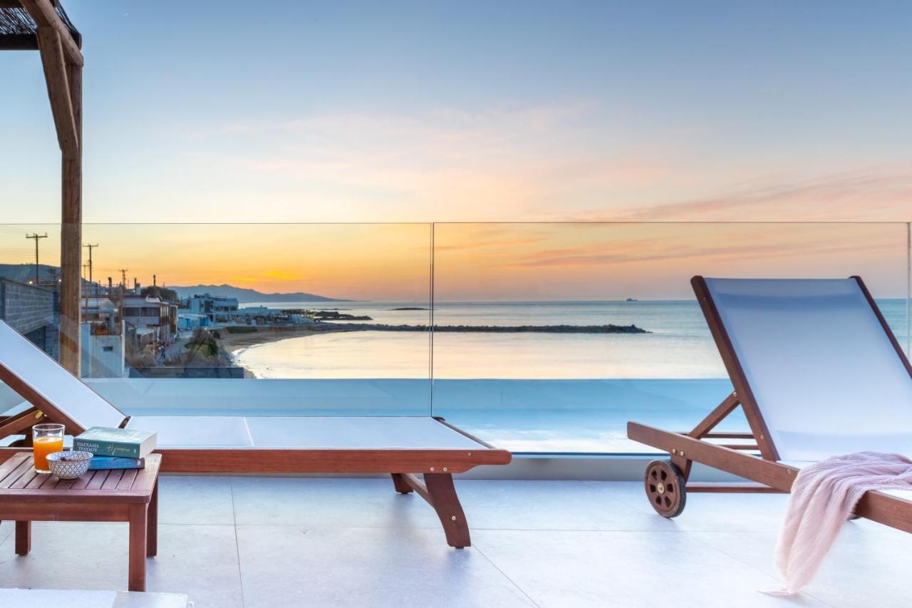 Wave, An Idyllic Seafront Suite By Nirousuites Kokkini Hani Eksteriør bilde