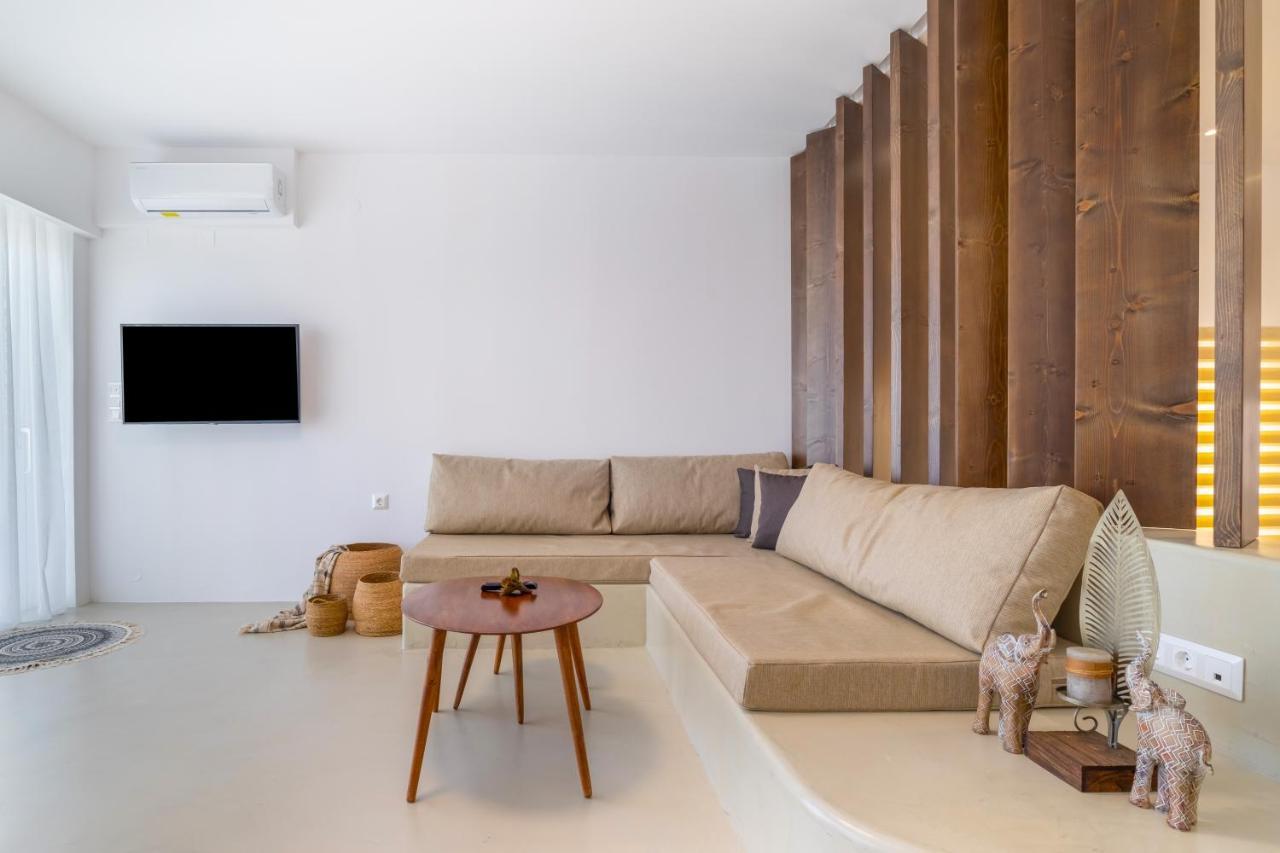 Wave, An Idyllic Seafront Suite By Nirousuites Kokkini Hani Eksteriør bilde