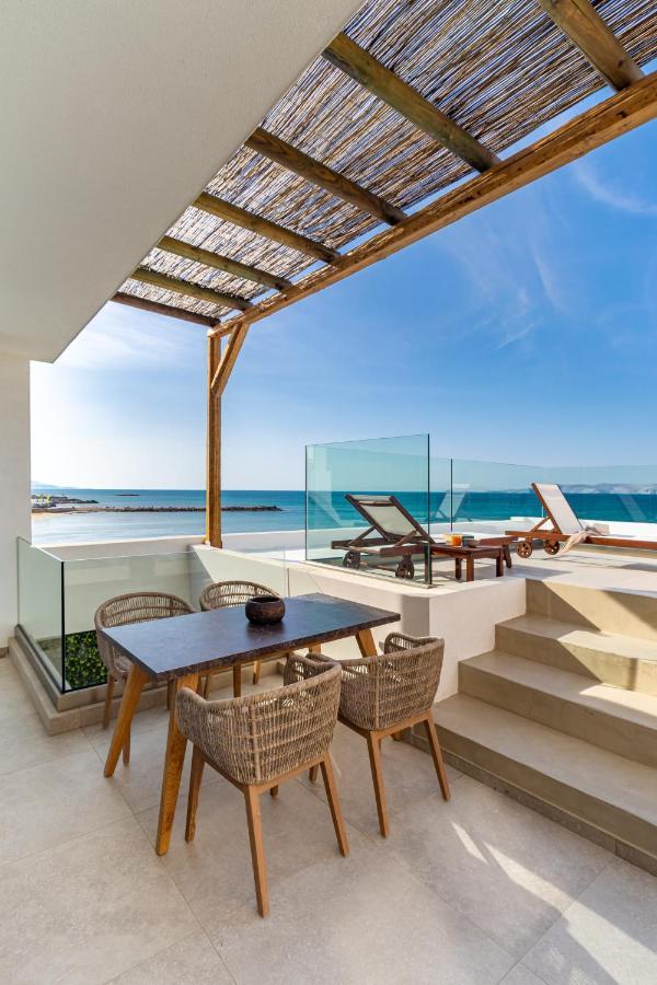 Wave, An Idyllic Seafront Suite By Nirousuites Kokkini Hani Eksteriør bilde